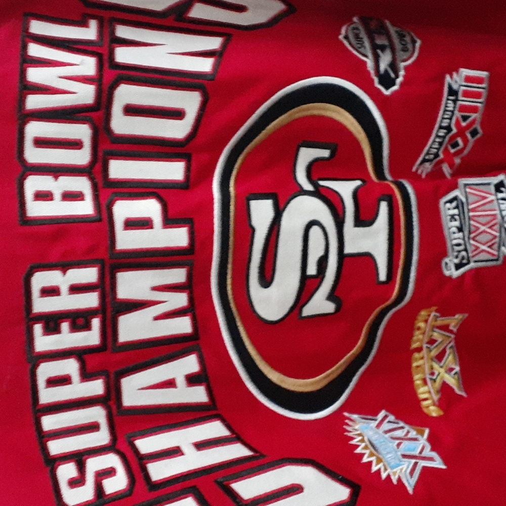 San Francisco 49ers zip up jacket